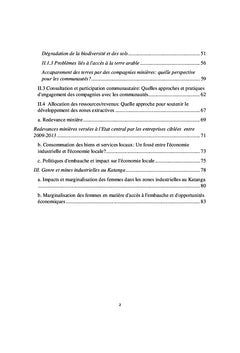 Perception des communautes sur les industries extractives