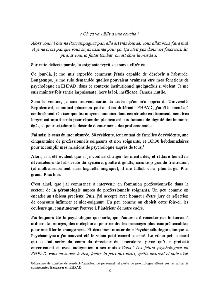 Hypnose thérapeutique en EHPAD