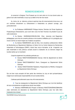 Contribution à l'étude de valorisation des minerais de fer