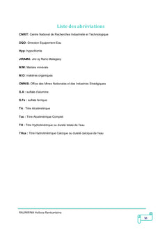 Contribution à l'étude de valorisation des minerais de fer