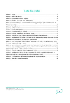 Contribution à l'étude de valorisation des minerais de fer