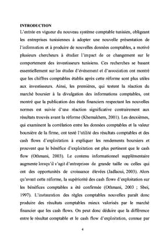 Le role des accruals discretionnaires dans la valorisation boursiere