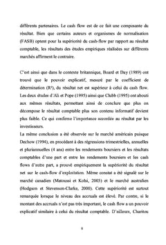 Le role des accruals discretionnaires dans la valorisation boursiere