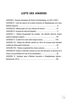 Biologie et écologie de deux espèces d'amphibiens