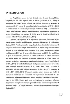 Biologie et écologie de deux espèces d'amphibiens