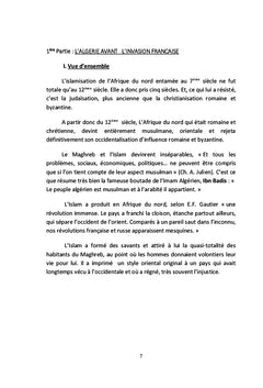 De l'action «Civilisatrice» de la France en Algerie