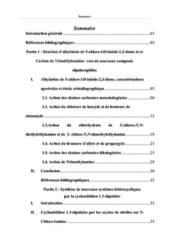 Synthèse de nouveaux derives de 5-Chloroisatine