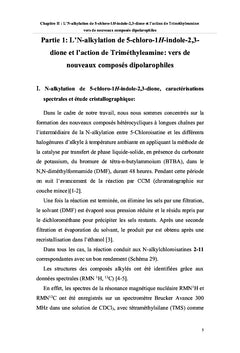 Synthèse de nouveaux derives de 5-Chloroisatine