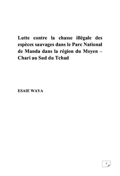 Lutte contre la chasse illegale des espèces sauvages