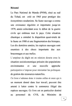 Lutte contre la chasse illegale des espèces sauvages