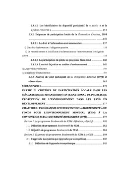 Implantation du ReDD+ et participation locale dans les pays du Sud