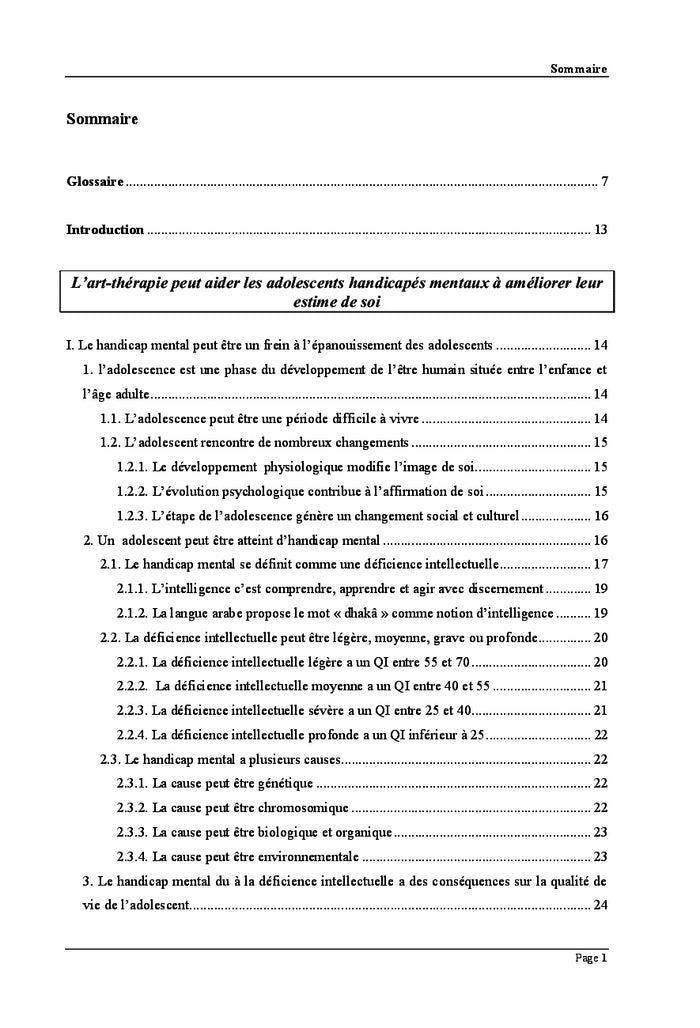 Une experience d'art-therapie A dominante arts plastiques