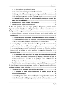 Une experience d'art-therapie A dominante arts plastiques