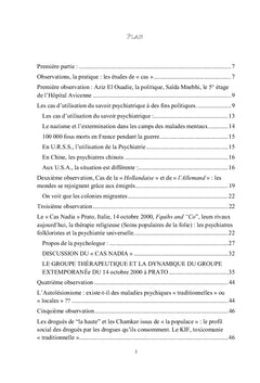 Psychiatrie, culture et politique