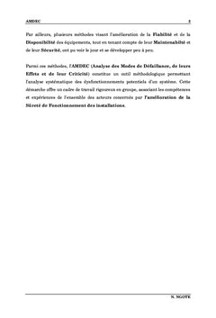 Analyse des Modes de Defaillance, de leurs effets et de leur Criticite