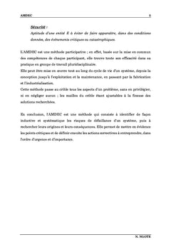 Analyse des Modes de Defaillance, de leurs effets et de leur Criticite