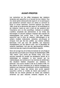 Effets biologiques des radiations ionisantes