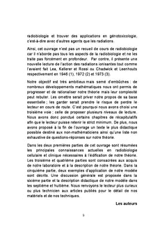 Effets biologiques des radiations ionisantes