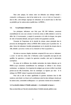 La sécurité des villes urbaines