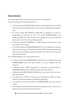 Etude des proprietes pharmacologiques de Aloe macroclada
