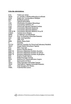 Etude des proprietes pharmacologiques de Aloe macroclada