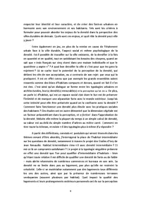 De l'intimite A la densite: l'habitat intermediaire comme juste milieu