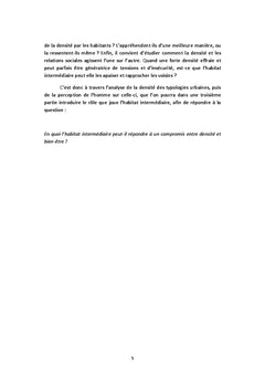 De l'intimite A la densite: l'habitat intermediaire comme juste milieu