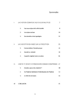 De l'intimite A la densite: l'habitat intermediaire comme juste milieu