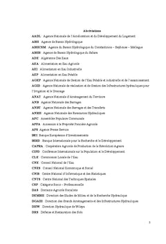 Etat des barrages et la politique hydraulique en Algérie. Quel état ?