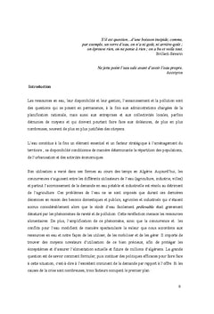 Etat des barrages et la politique hydraulique en Algérie. Quel état ?