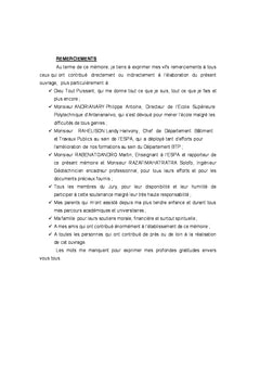 Projet de rehabilitation de la route RN43