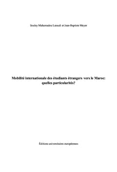 Mobilite internationale des etudiants etrangers vers le Maroc