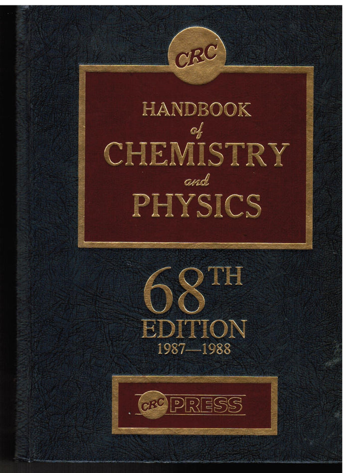 Handbook of Chemistry and Physics