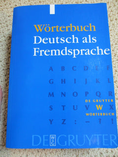 Worterbuch Deutsch Als Fremdsprache