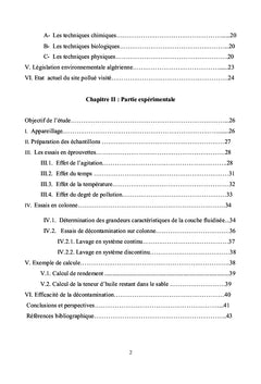 Regeneration des sables contamines par les hydrocarbures en lit fluide