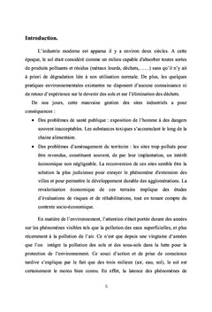 Regeneration des sables contamines par les hydrocarbures en lit fluide