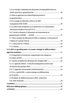La Responsabilite Societale des entreprises Agroalimentaires