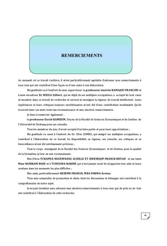 Impact de la bancarisation et du crédit bancaire sur la croissance