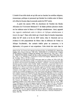 Le Maroc et l'Afrique subsaharienne au Moyen Age
