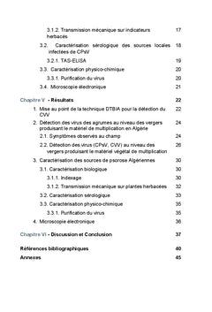 La psorose et la panachure infectieuse sur les agrumes en Algérie
