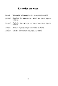 La psorose et la panachure infectieuse sur les agrumes en Algérie