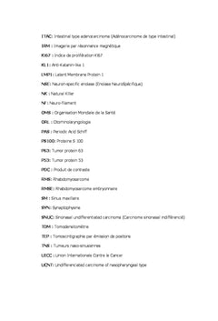 Etude anatomoclinique et evolutive des tumeurs nasosinusiennes