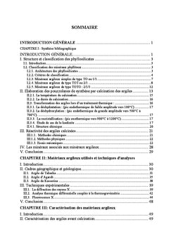 Pouzzolanicite des mineraux argileux: effet des mineraux associes