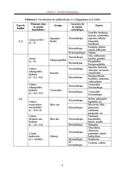 Pouzzolanicite des mineraux argileux: effet des mineraux associes