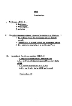 Pollution de l'eau et de ses ressources