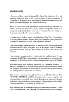INFLATION ET RECETTES FISCALES EN REPUBLIQUE DEMOCRATIQUE DU CONGO