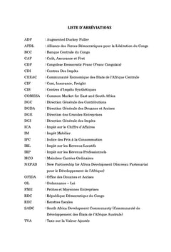 INFLATION ET RECETTES FISCALES EN REPUBLIQUE DEMOCRATIQUE DU CONGO
