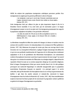 Politiques linguistiques des parents d'eleves anglophones de Montreal
