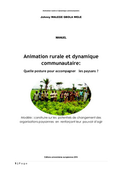 Animation et dynamique communautaire