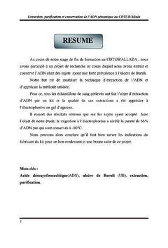 ADN génomique,extraction et purification